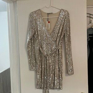 Stunning brand new, Stradivarius cocktail, dress. Size M. $30 or best offer